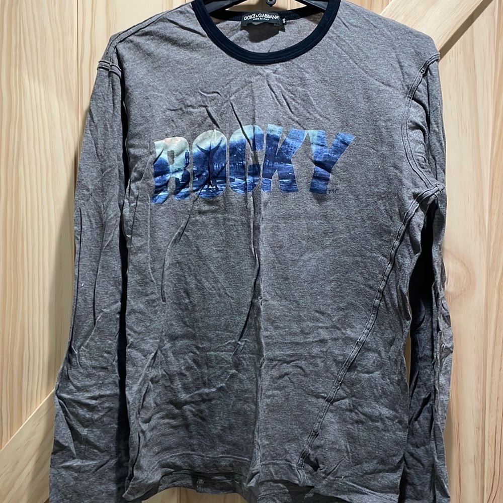 Long sleeve limited edition Rocky Dolce & Gabana mens shirt